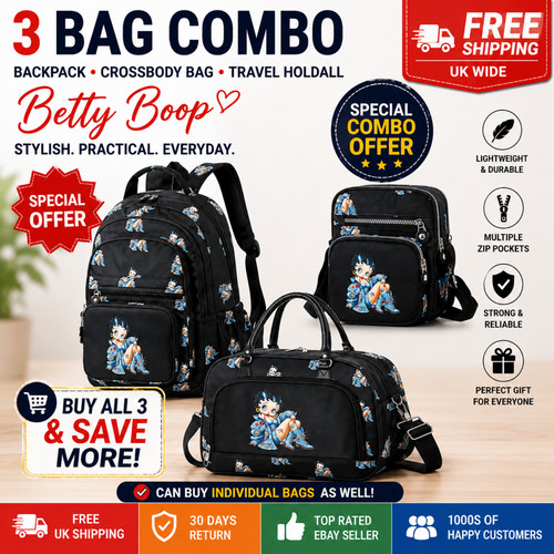 Zaino betty boop blu - boop, ragazza