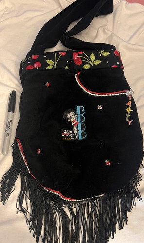 Borsa betty boop velour feel - velour,