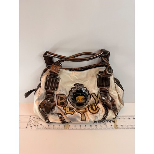 Borsa mano betty boop crema - a,